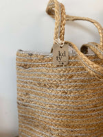 Silver Jute bag