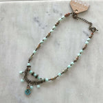 Amazonite Bead Necklace