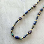 Lapis Lazuli and Heshi Bead Necklace