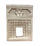 White carved window decor wall hanging