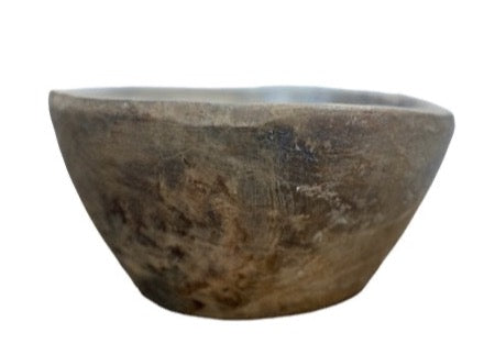 XLarge Vintage Wooden Bowl Deep