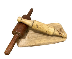 Light timber vintage rolling pin