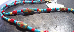 Tibetan and 24kt Gold Bali Vermeil - Long Necklace