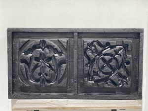 Double Mould Wood Carved Wall Panel