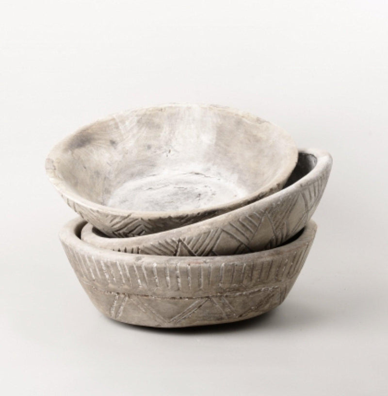 Vintage Wooden Carved Parat / Bowl